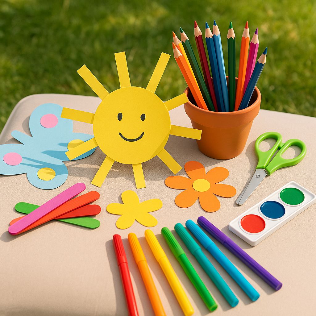 5 kreativa pysselidéer för soliga dagar